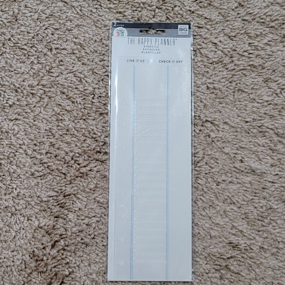 The Happy Planner Other - Happy Planner CLASSIC Stencil Bookmarks